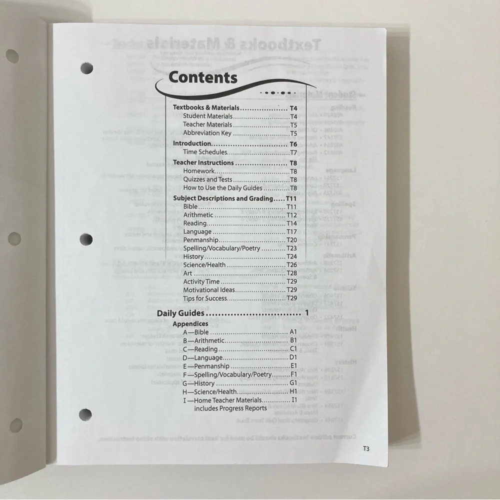 Abeka Homeschool Grade 6 Video Manual - Picture 4 of 12